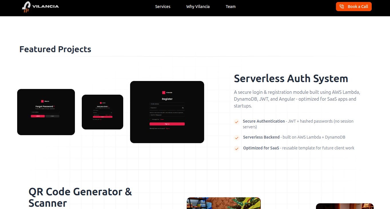 Projects Section